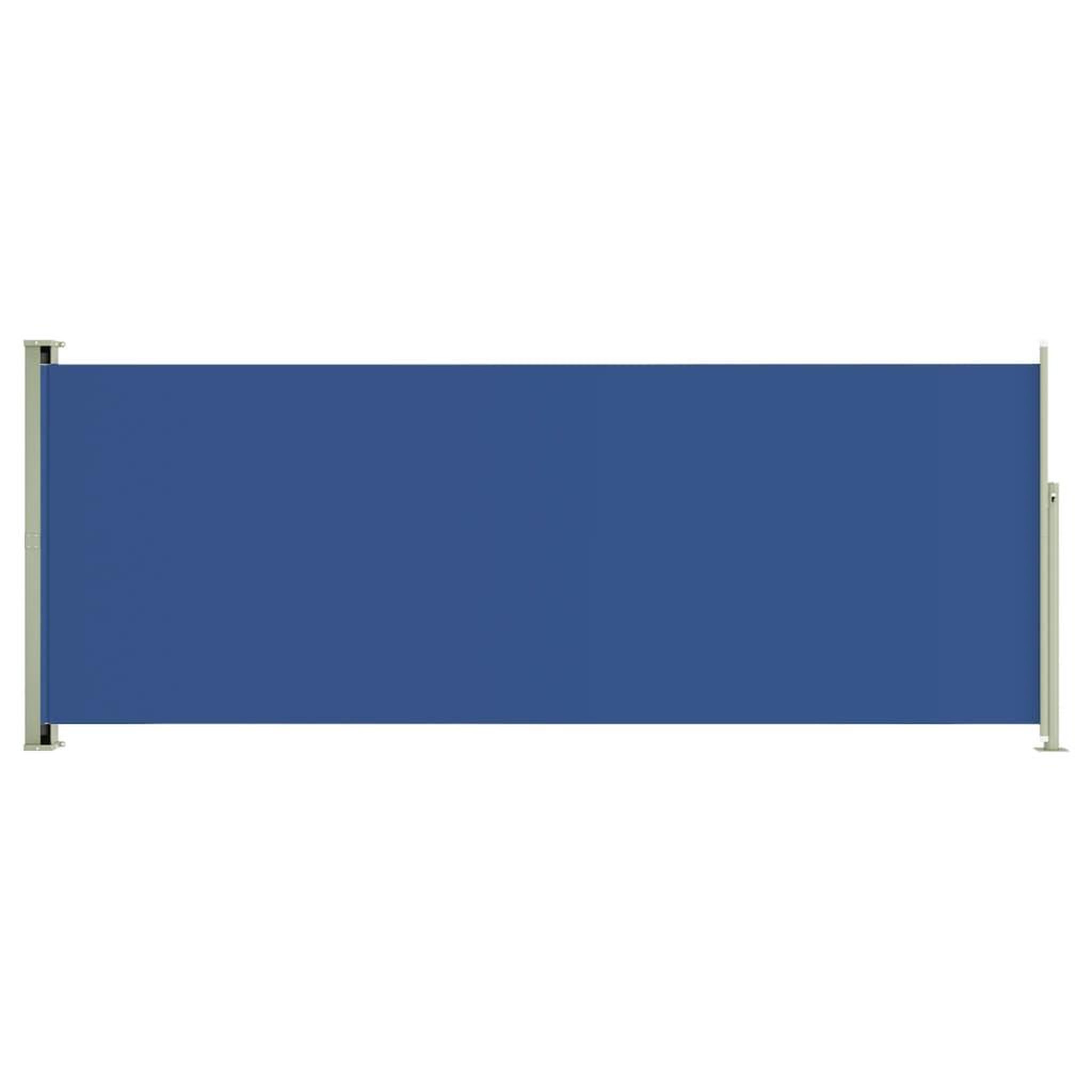 Voir la diapositive 2 : VIDAXL Auvent lateral retractable de patio 117x300 cm Bleu
