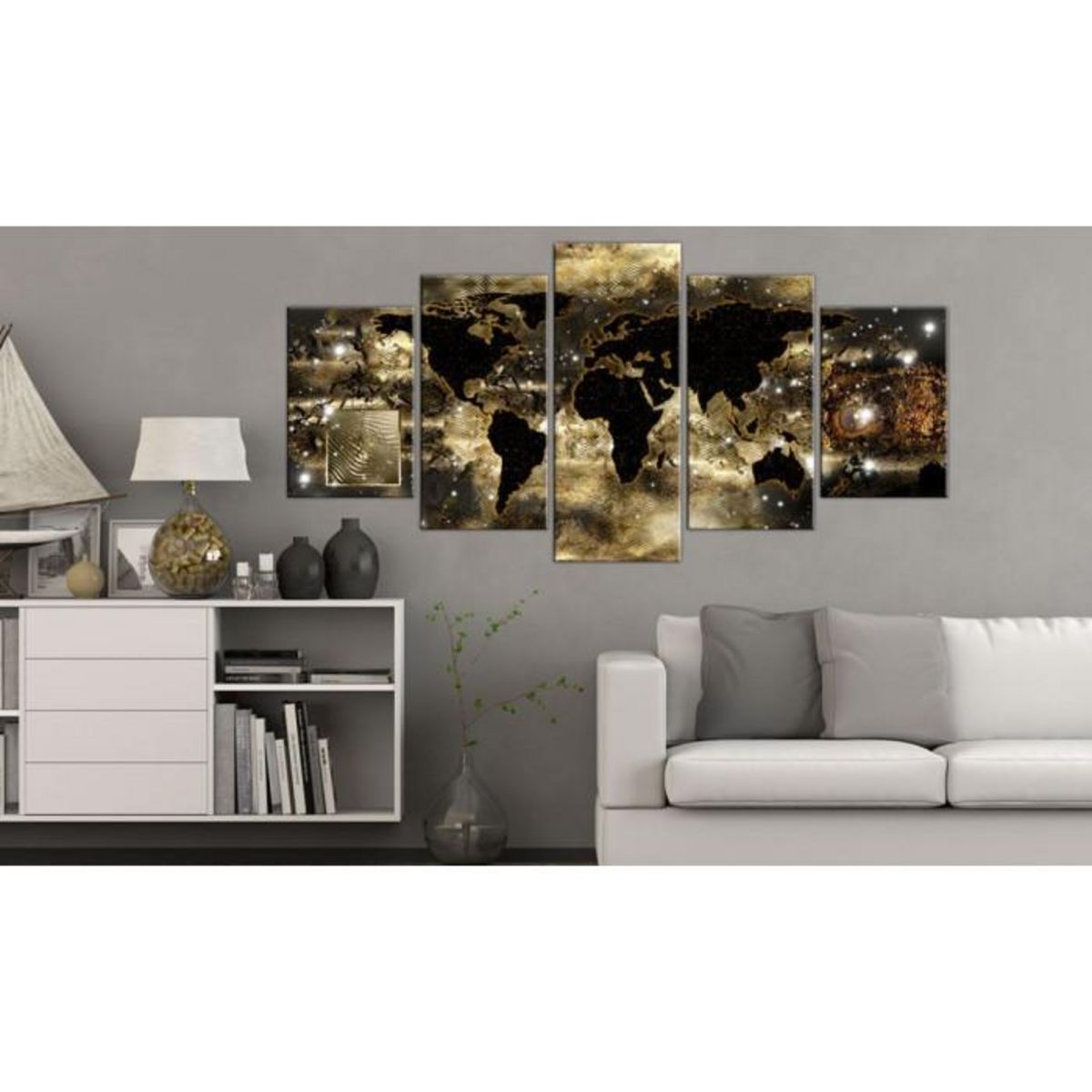 Paris Prix Tableau Imprimé  Continents of Bronze