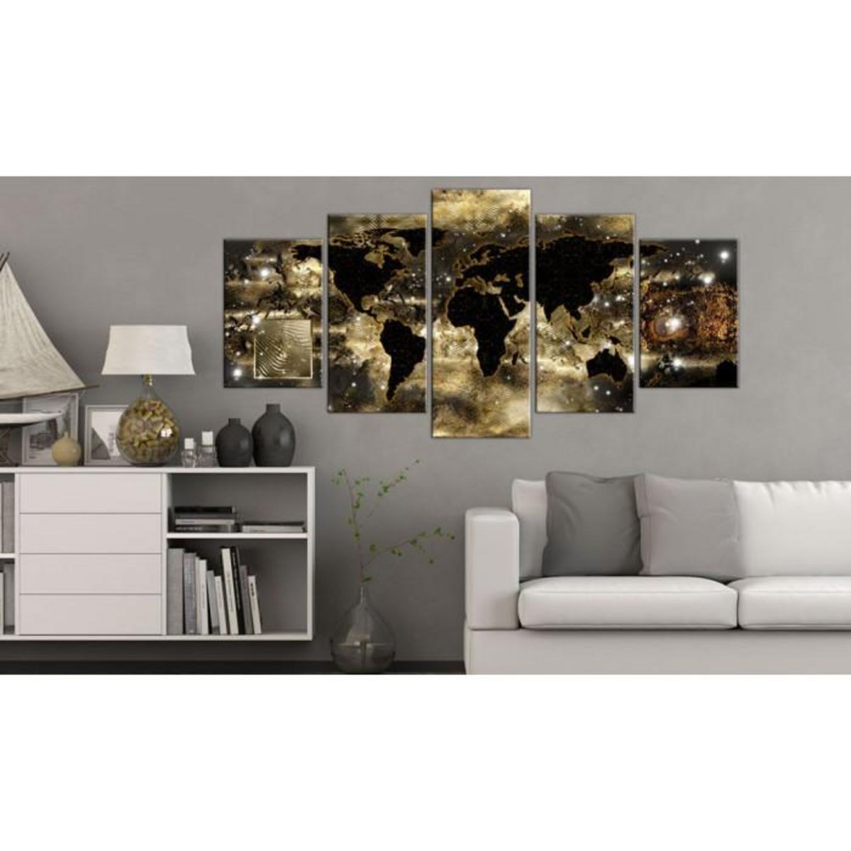 Paris Prix Tableau Imprimé  Continents of Bronze