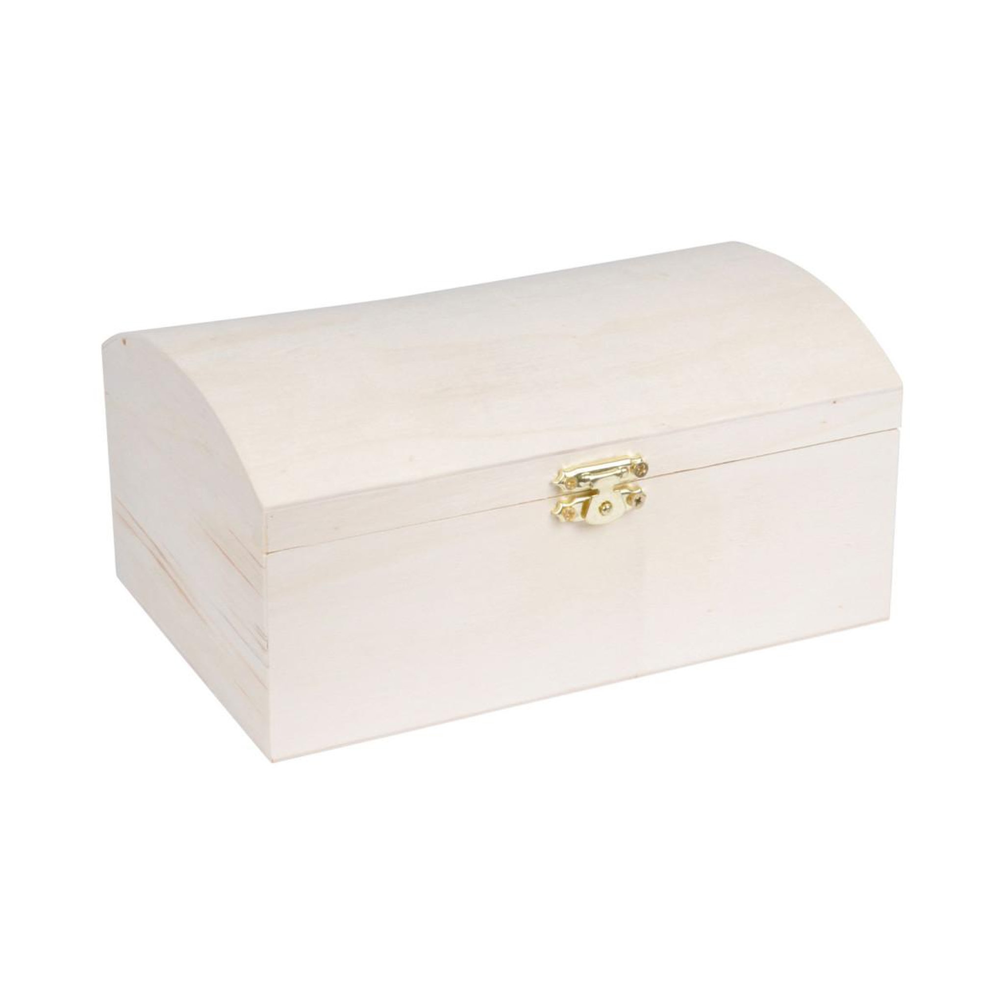 ARTDESIGN Coffre en Bois  Avec Fermoir  18cm Naturel