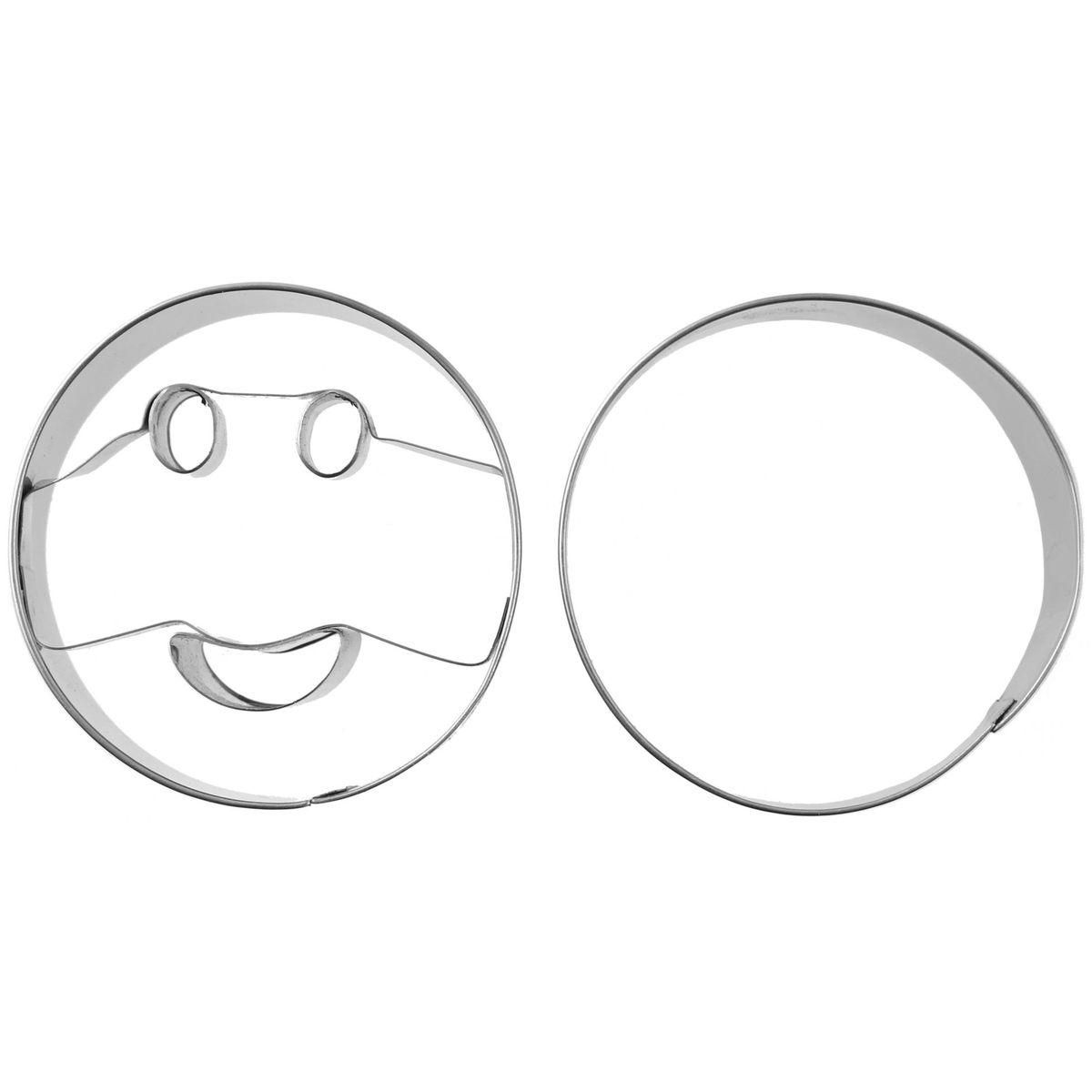 ZENKER Lot de 2 emporte-pièces smiley forme aléatoire Zenker Emporte-pièces