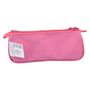 Voir la diapositive 2 : AUCHAN Trousse scolaire triangulaire polyester violet, rose et noir SUPER GIRLY