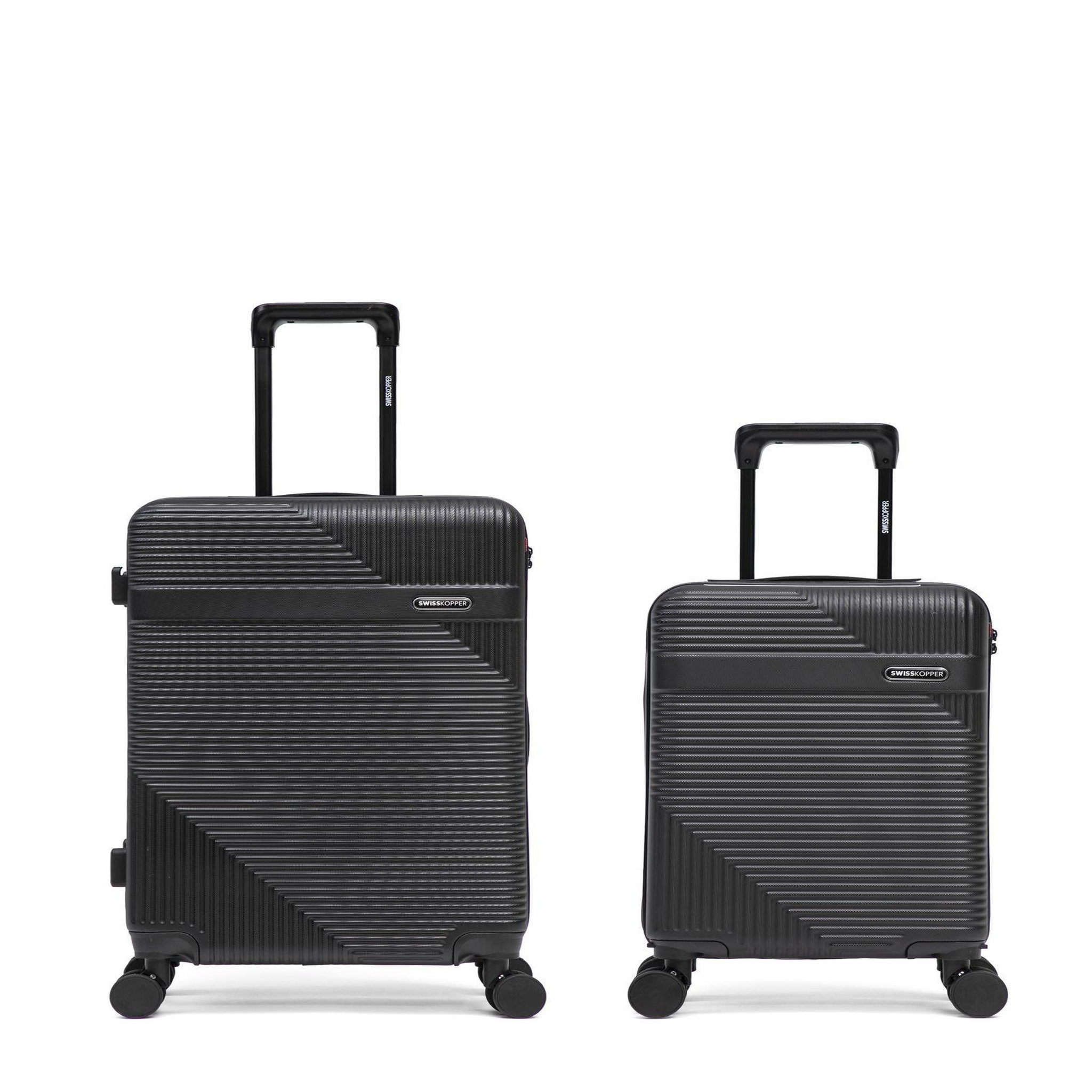 SWISS KOPPER Lot de 2 Valises Rigides Taille Moyenne et Cabine XS WOHLEN