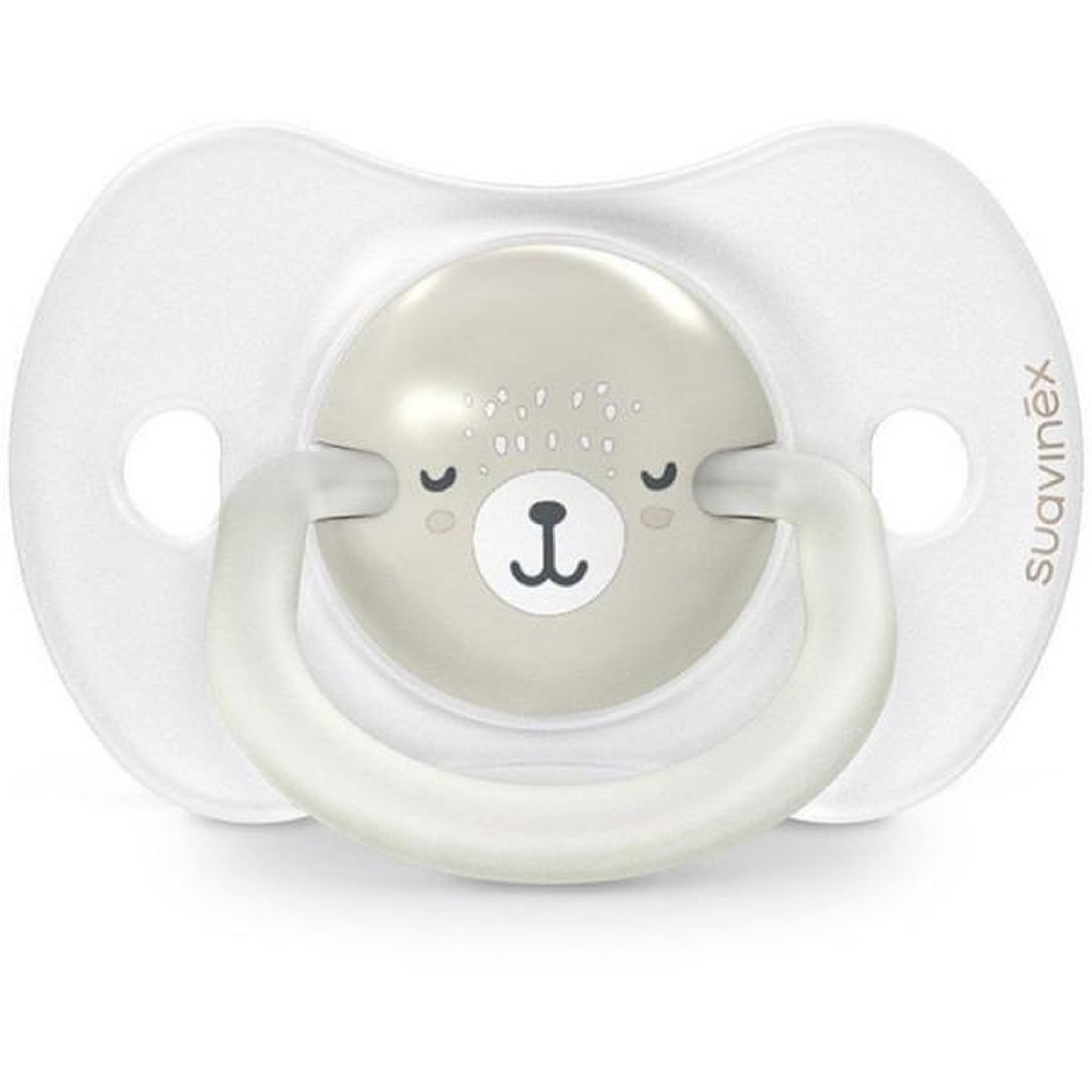 Voir la diapositive 4 : Suavinex Lot de 2 sucettes symétriques - SUAVINEX - Night&Day Wild&Free - SX Pro - 6 a 18 mois - Gris