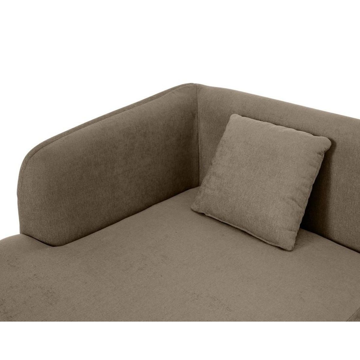 LISA DESIGN Ikare - module d'assise méridienne gauche - en tissu