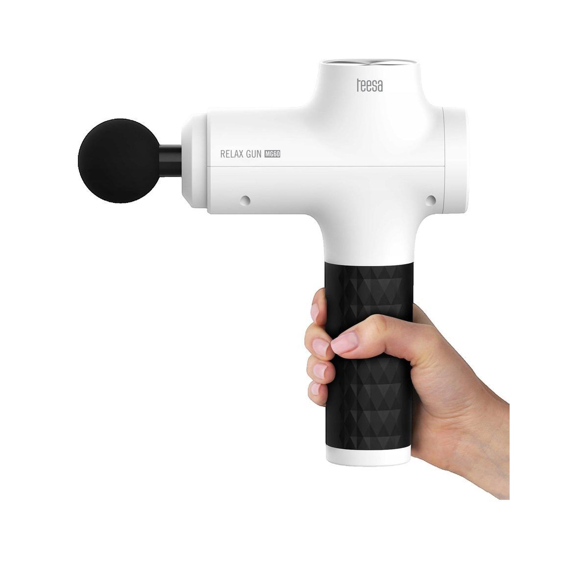 Voir la diapositive 3 : Tesa Pistolet de massage Teesa Relax Gun MG60 blanc