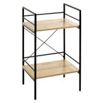 Paris Prix Table d'Appoint 2 Niveaux  Fidelo  62cm Chêne