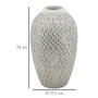 Voir la diapositive 6 : Paris Prix Vase Déco en Résine  Wave  34cm Blanc