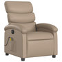 Voir la diapositive 4 : VIDAXL Fauteuil de massage inclinable electrique cappuccino similicuir