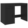 Voir la diapositive 2 : VIDAXL Bureau Noir 100x49x75 cm Bois d'ingenierie