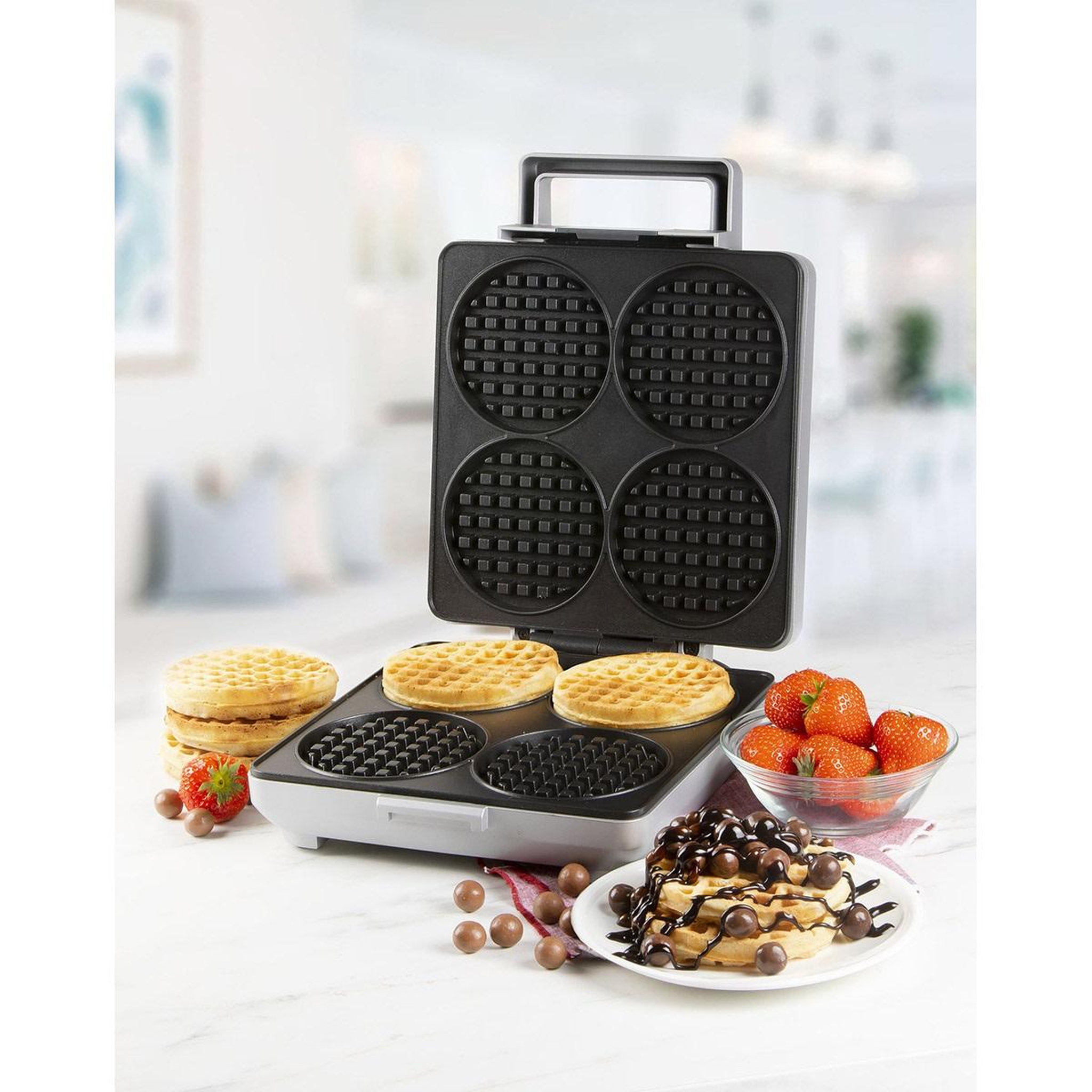 Voir la diapositive 4 : Domo Gaufrier 1600w gris - DO9251W