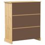 Voir la diapositive 6 : VIDAXL Armoire à vin Corona 97x45x114 cm bois de pin massif
