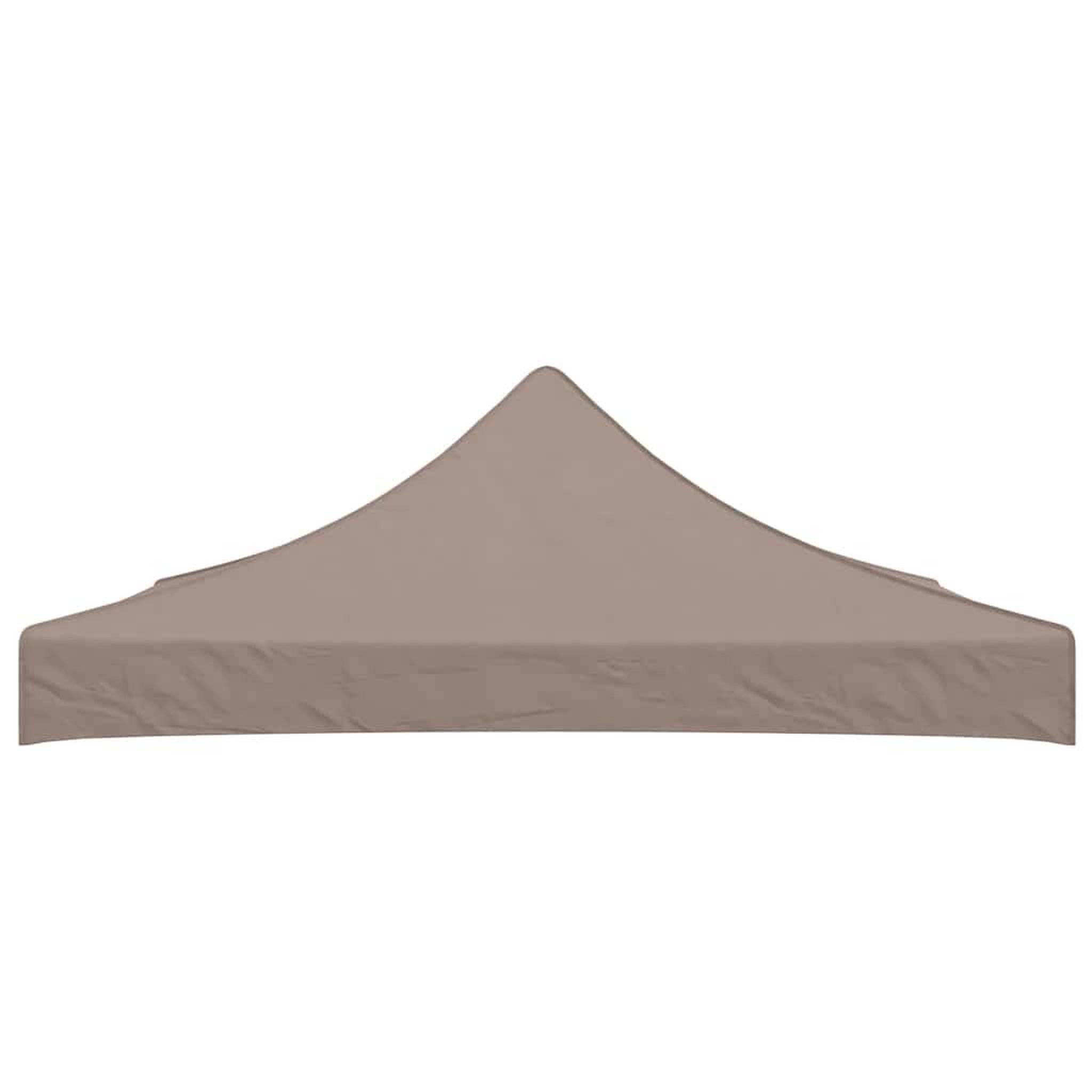 Voir la diapositive 3 : VIDAXL Toit de tente de reception 3x3 m Taupe 270 g/m^2