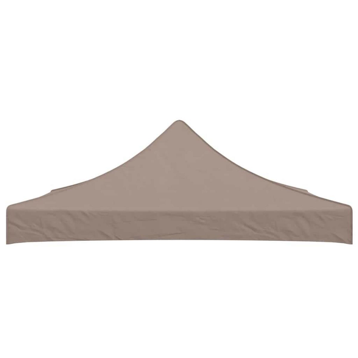 VIDAXL Toit de tente de reception 3x3 m Taupe 270 g/m^2
