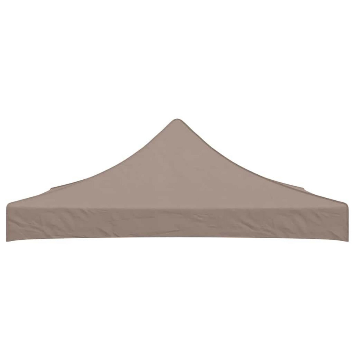 VIDAXL Toit de tente de reception 3x3 m Taupe 270 g/m^2
