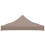 Voir la diapositive 3 : VIDAXL Toit de tente de reception 3x3 m Taupe 270 g/m^2