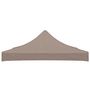 Voir la diapositive 3 : VIDAXL Toit de tente de reception 3x3 m Taupe 270 g/m^2
