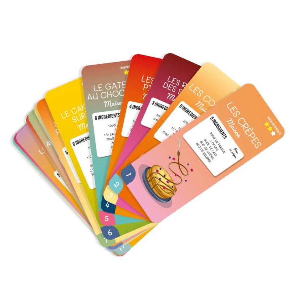 Paris Prix Cartes Éducatives  Recettes  20cm Multicolore