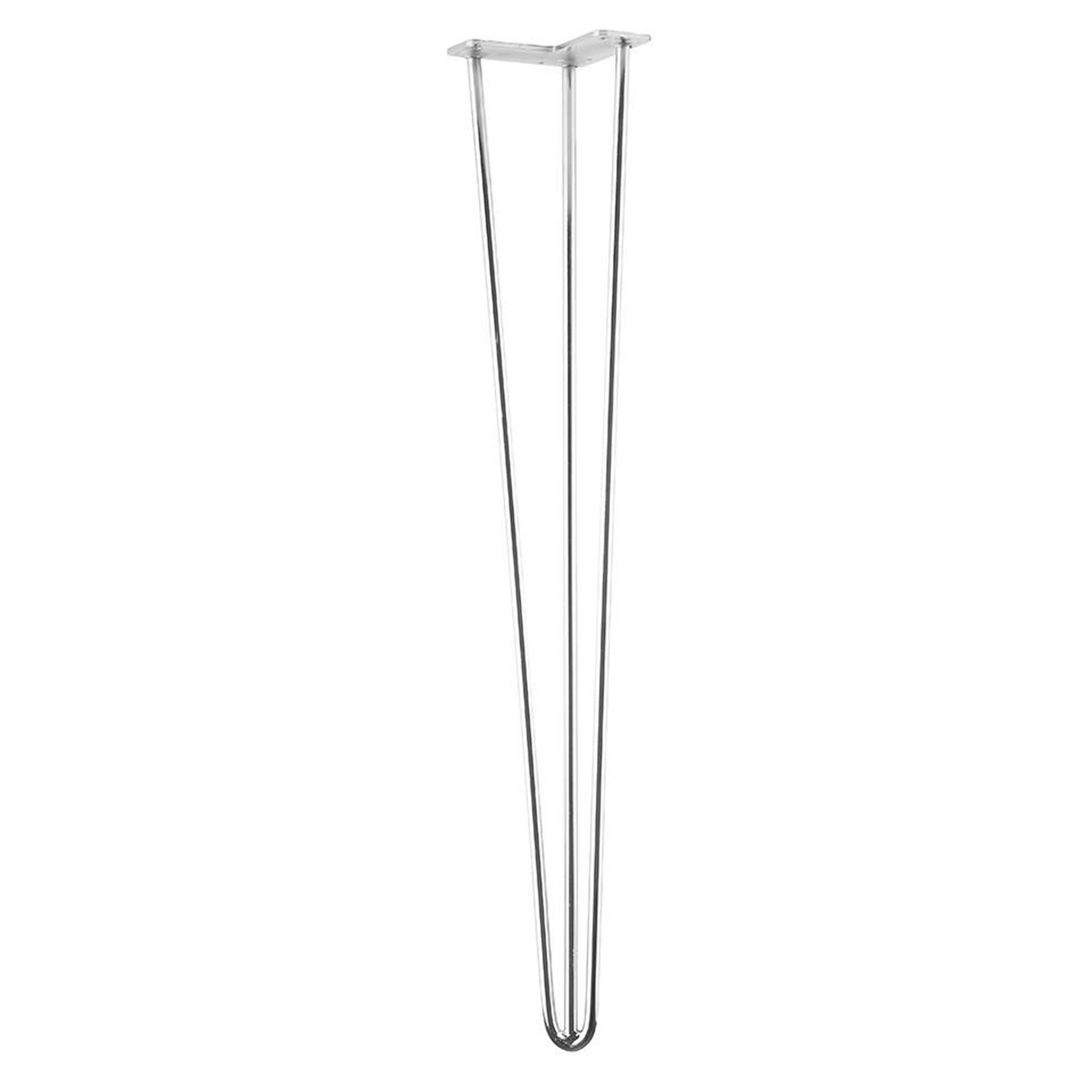 CENTRALE BRICO Fil de pied de table  710 mm, chromé