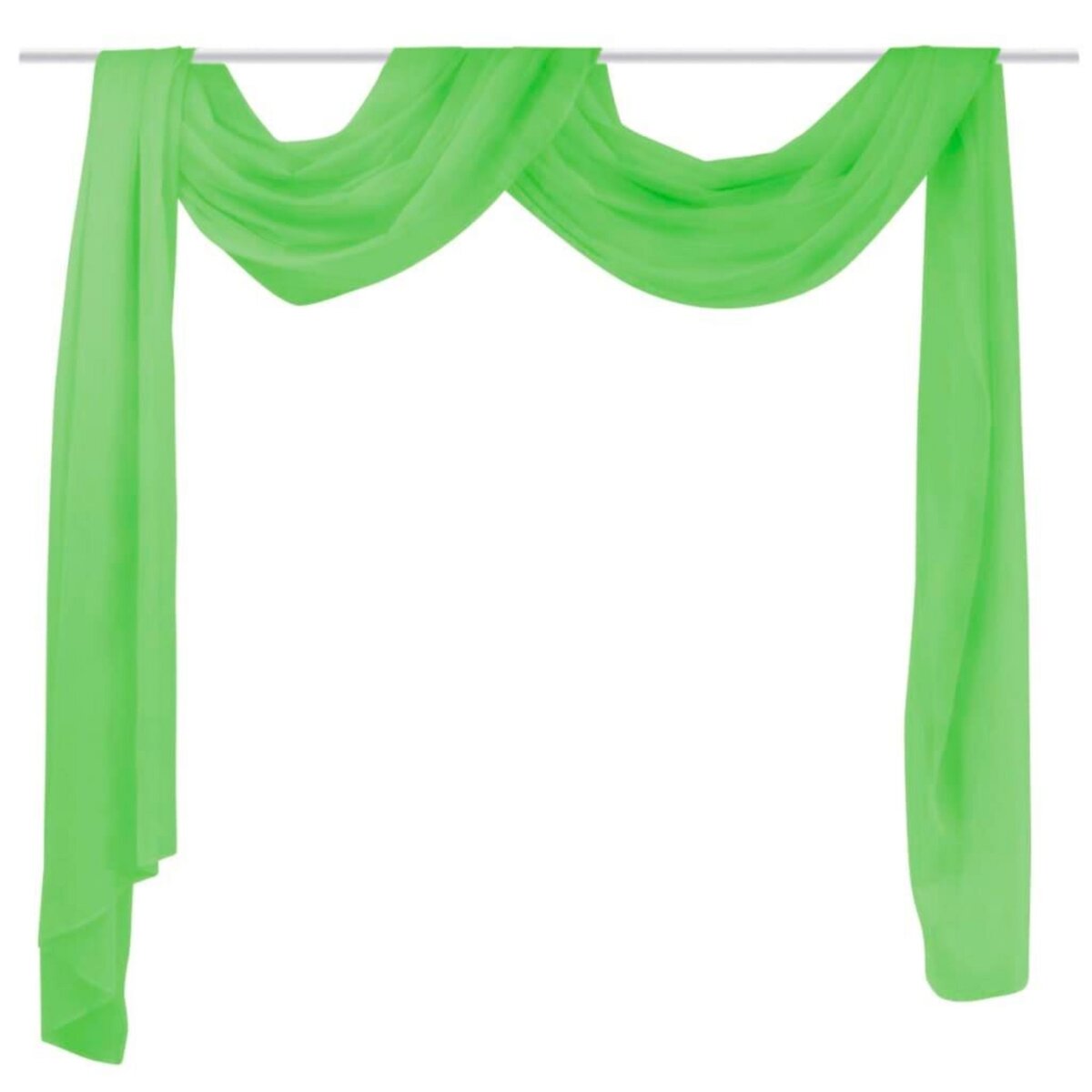 VIDAXL Voilage drape vert 140 x 600 cm