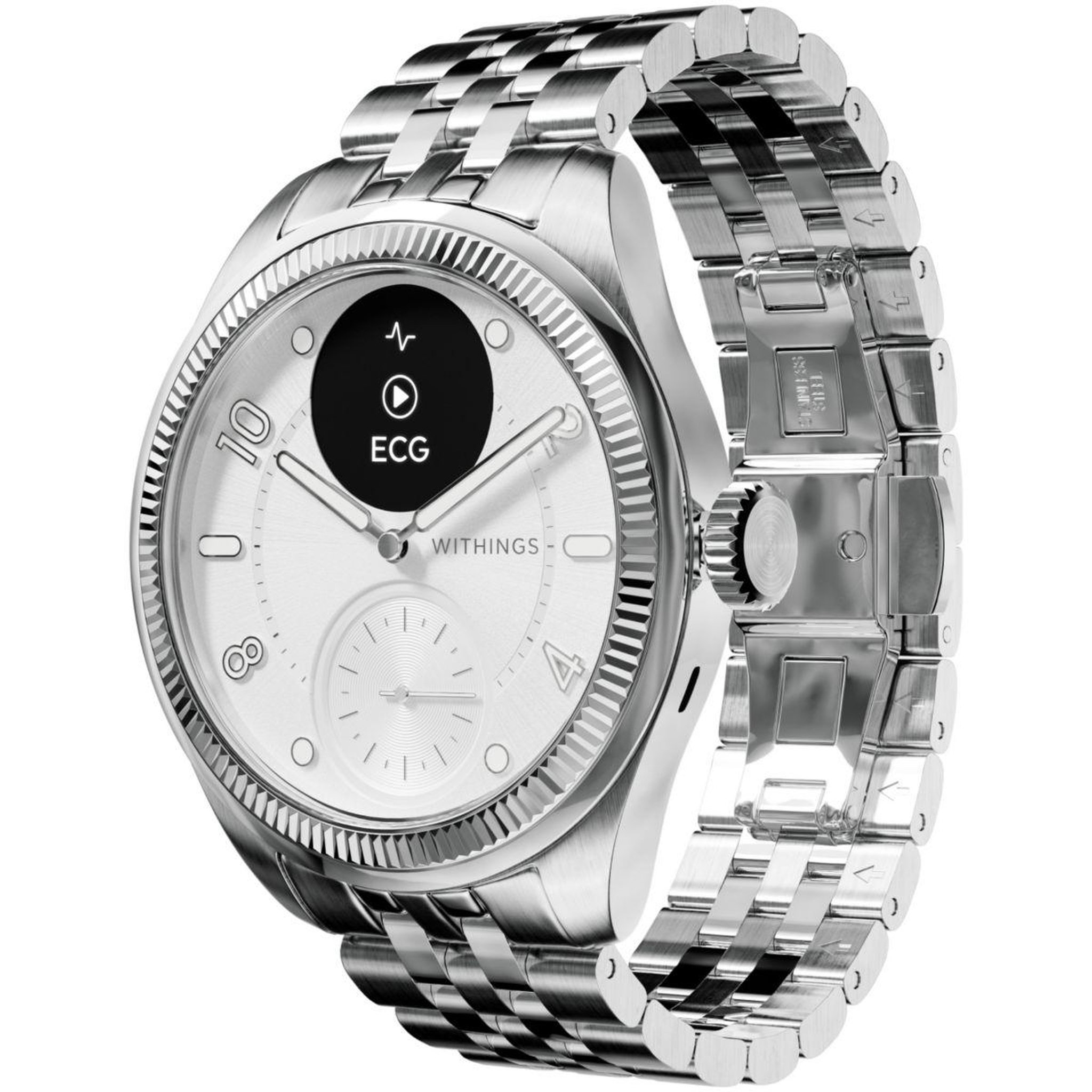 WITHINGS Montre santé scanwatch nova brilliant 39mm titanium