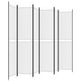 Voir la diapositive 5 : VIDAXL Cloison de separation 6 panneaux Blanc 300x220 cm Tissu
