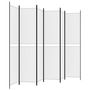 Voir la diapositive 5 : VIDAXL Cloison de separation 6 panneaux Blanc 300x220 cm Tissu