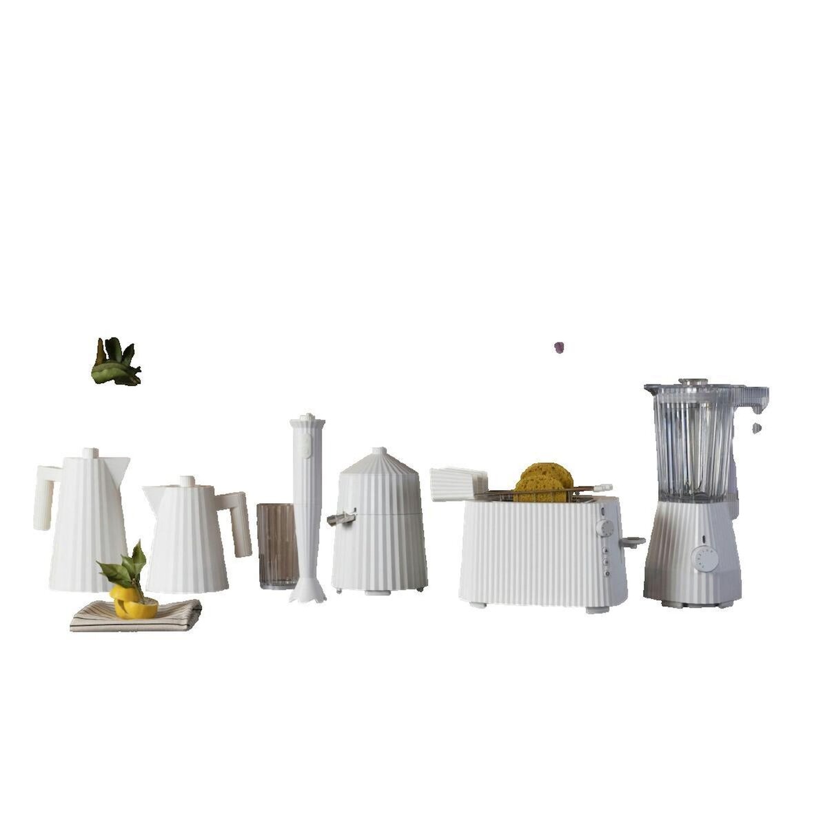 ALESSI Mixeur Alessi Plissé Blanc