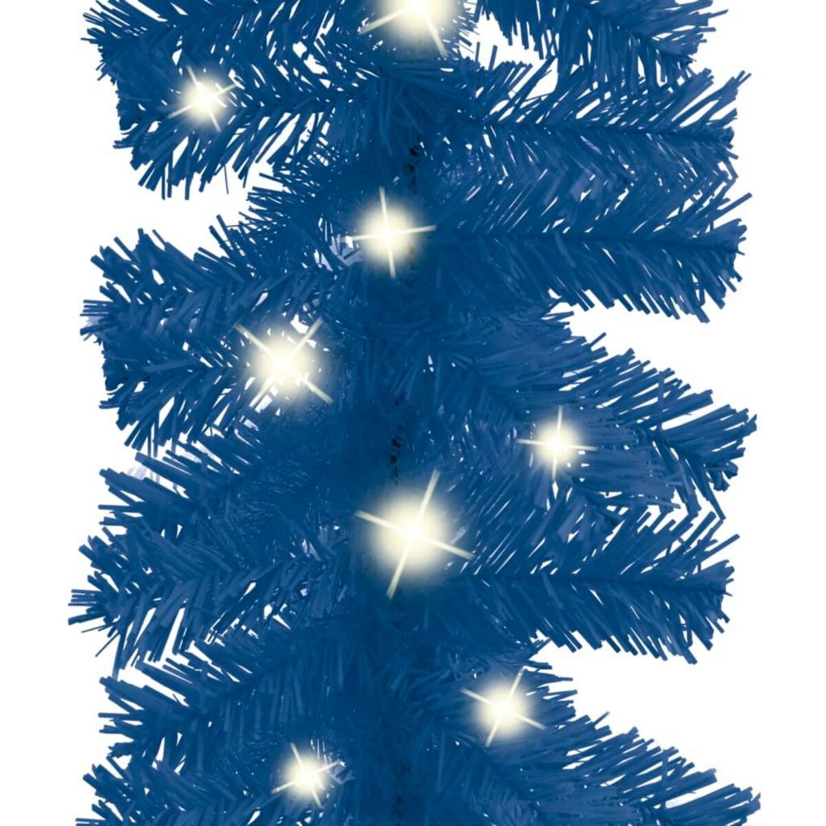 VIDAXL Guirlande de Noël avec lumieres LED 10 m Bleu