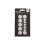 Voir la diapositive 1 : ENERGY MAX Lot de 12 Piles Rondes  Energy  15cm Argent