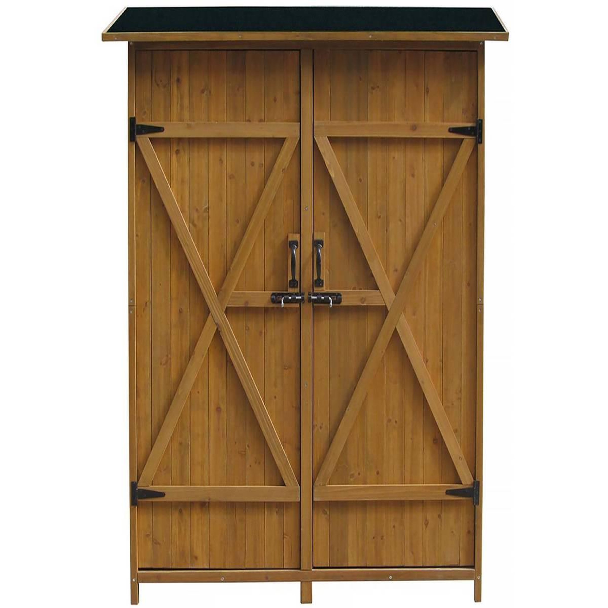 Voir la diapositive 2 : Habitat et Jardin Armoire de jardin  espacio - 140 x 49 x 162 cm - marron