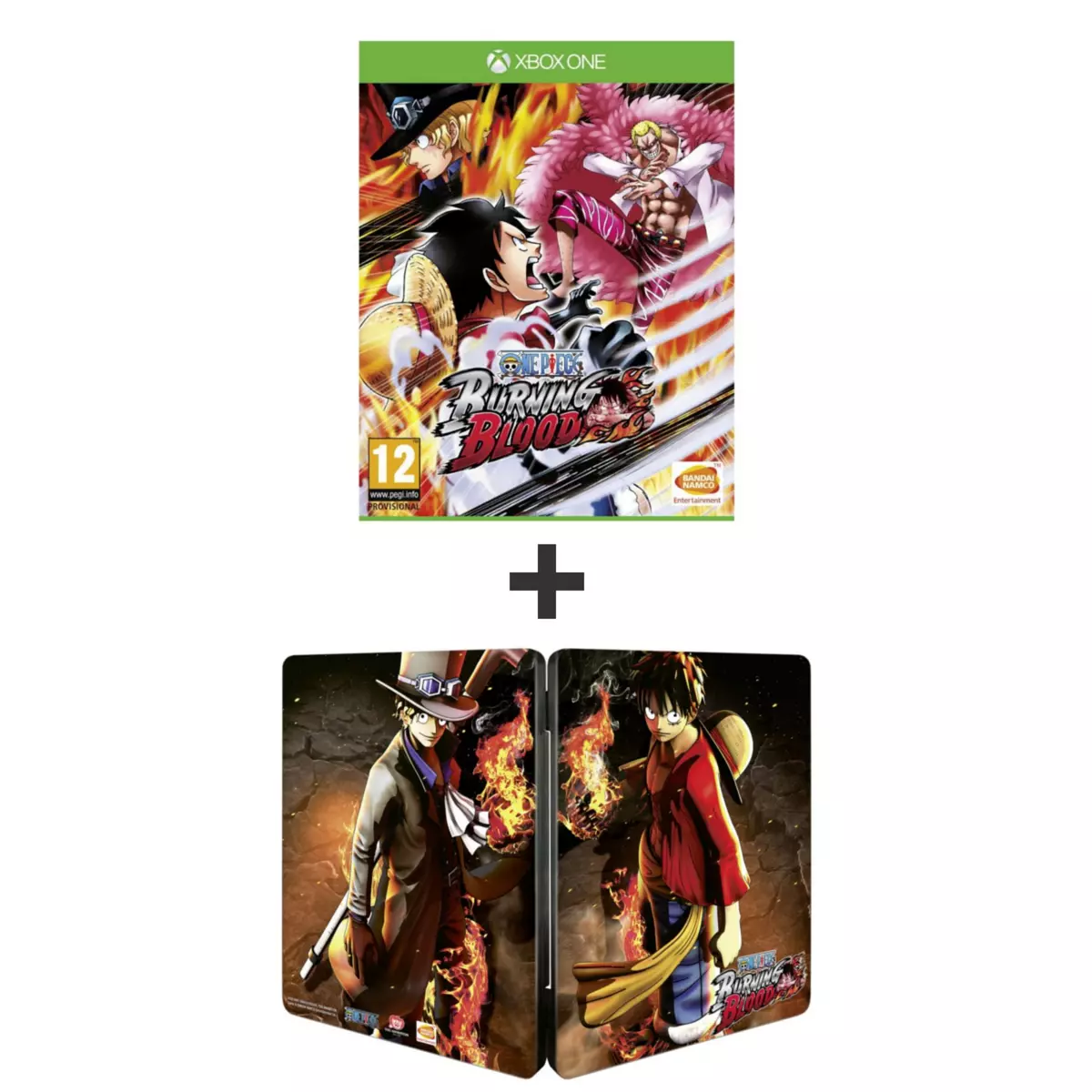 One Piece Burning Blood Xbox one + Metal case Offert