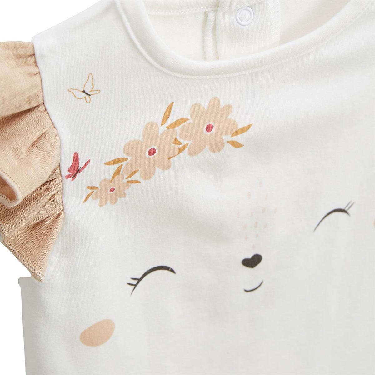 Petit Béguin Lot de 2 pyjamas short enfant 2 pièces Praline