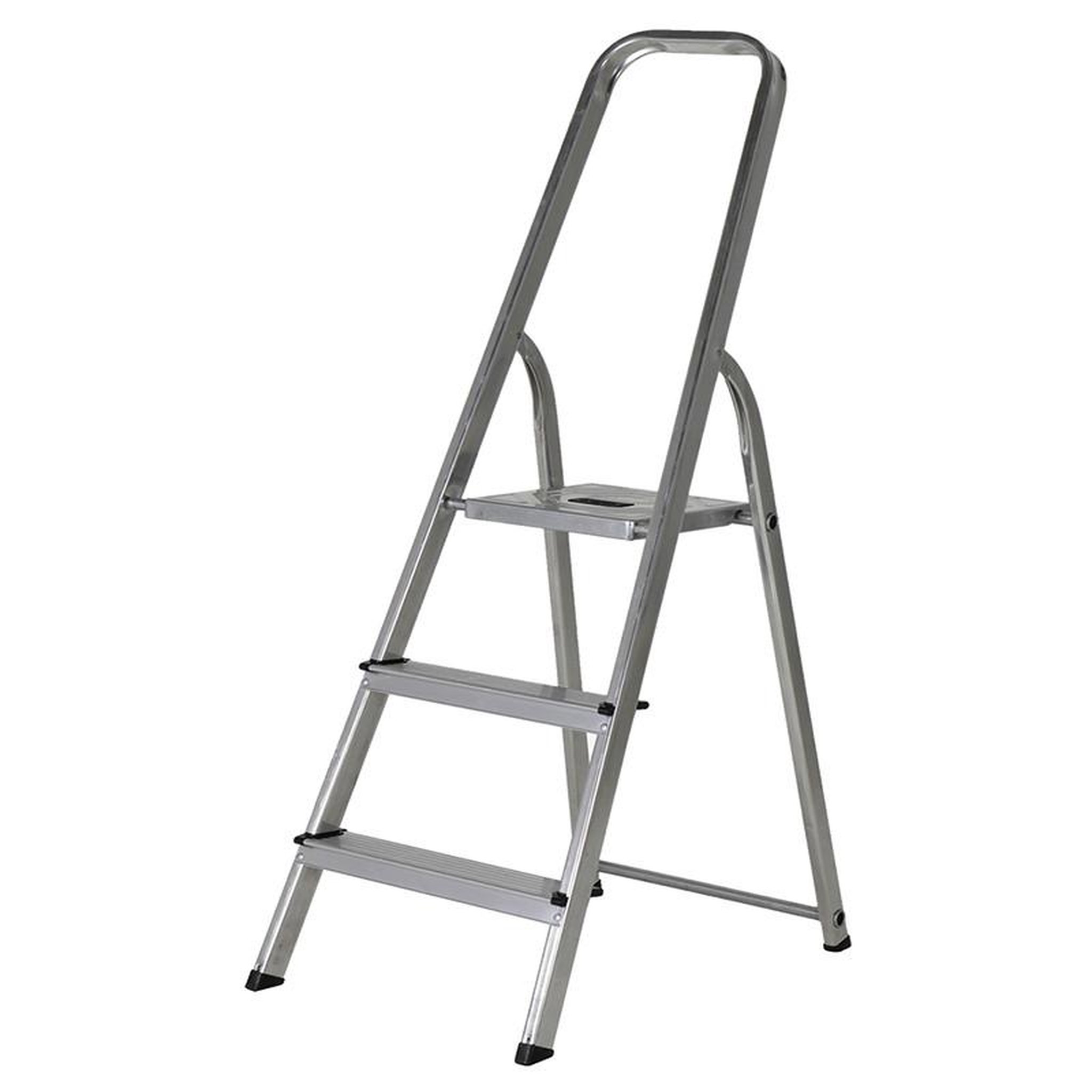 HAILO Escabeau ménager pliable en aluminium 3 marches léger Selekta