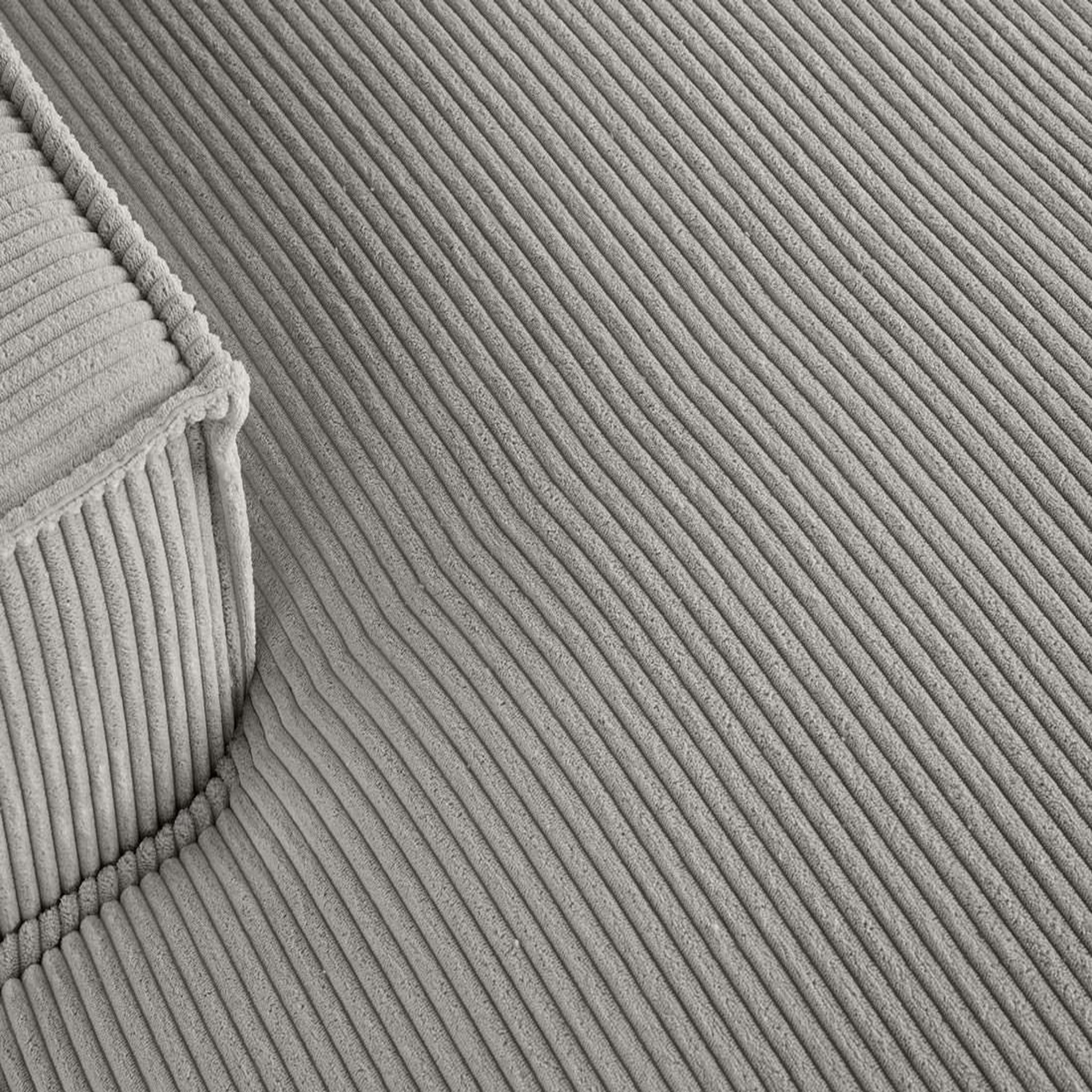 Voir la diapositive 6 : LISA DESIGN Spiaggia - canapé d'angle gauche - 5 places - en velours côtelé