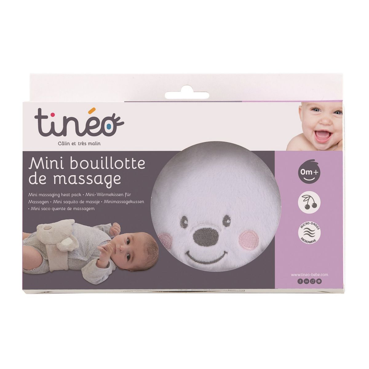 TINEO Mini bouillotte de massage bébé 