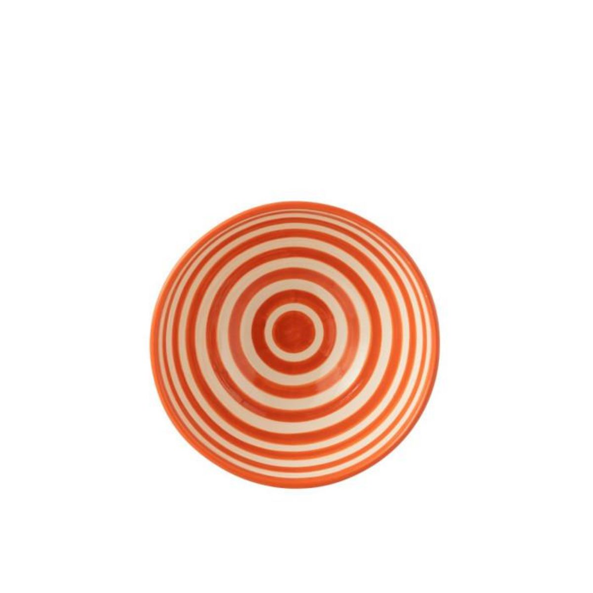 Paris Prix Saladier en Céramique  Granada Rayure  28cm Orange