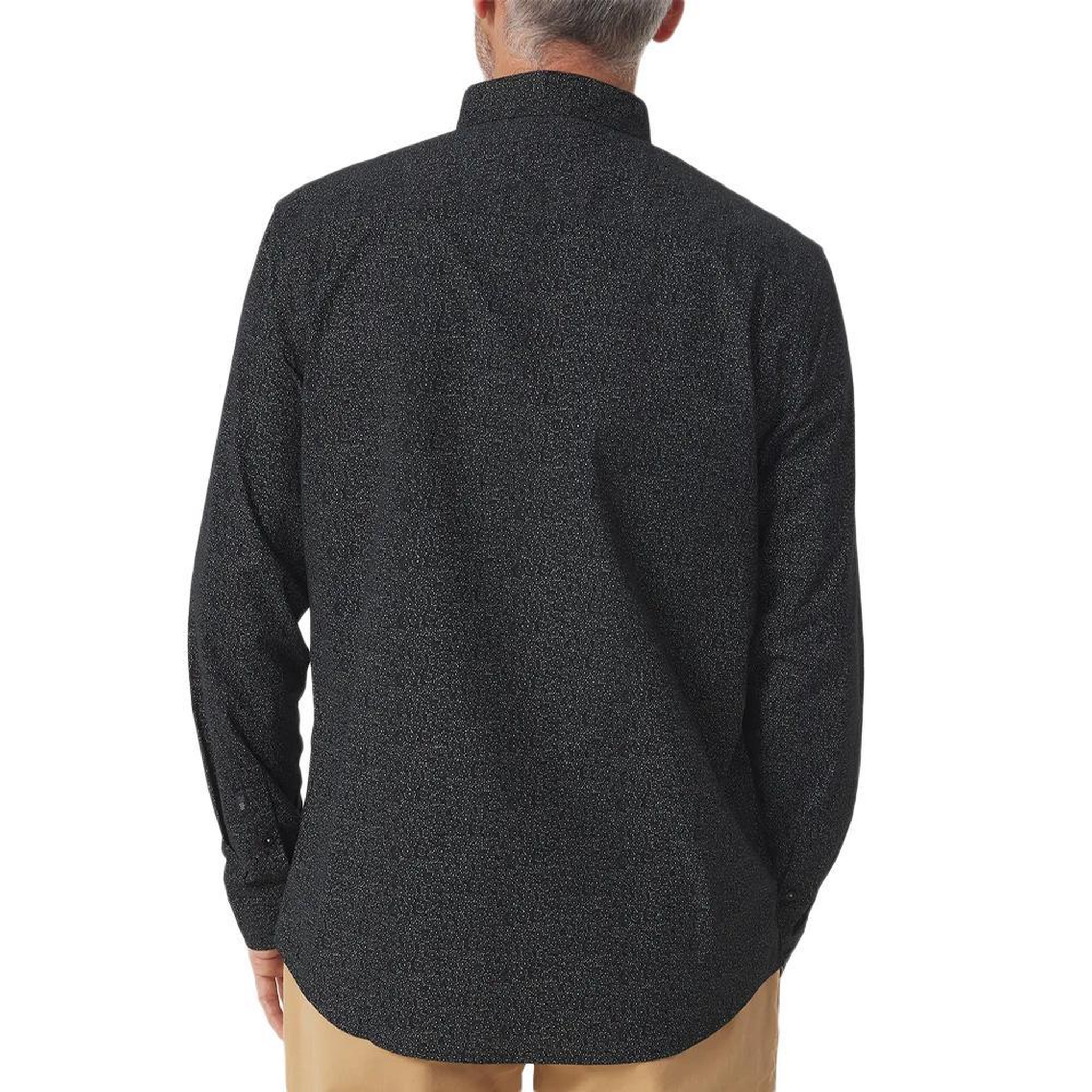 Voir la diapositive 2 : TBS Chemise Noire Homme TBS RANDYCHE