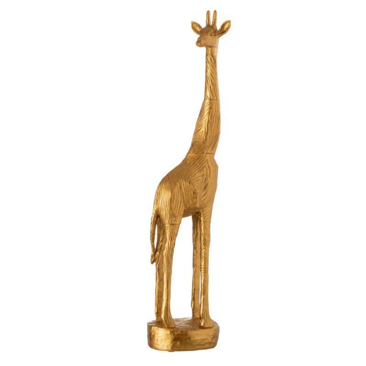 Paris Prix Statuette Déco  Girafe Savane  64cm Or