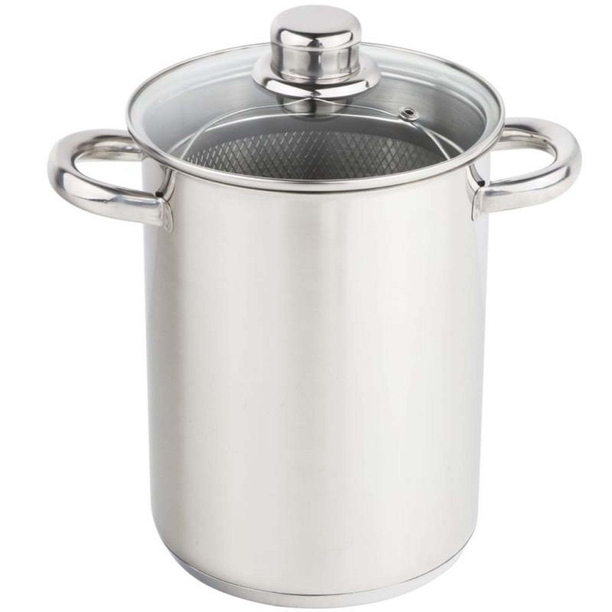 HI HI Pot à asperges 4 L Argenté