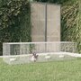 Voir la diapositive 1 : VIDAXL Cage a lapin 4 panneaux 217x79x54 cm Fer galvanise