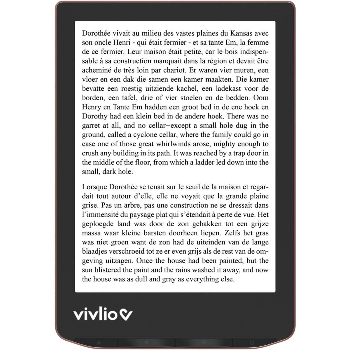 VIVLIO Liseuse eBook LIGHT HD Bronze