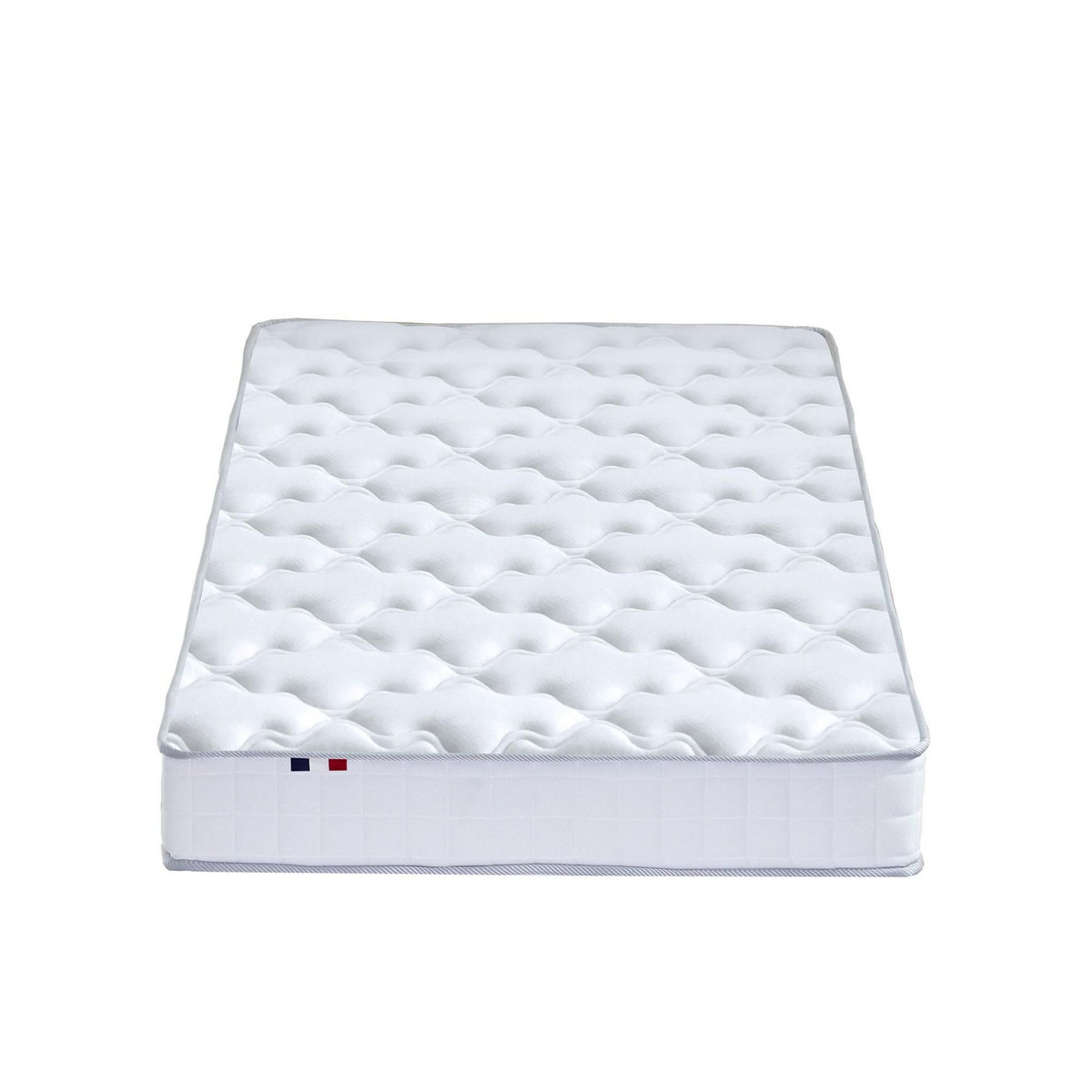 IDLITERIE Ensemble relaxation 100% latex 5 zones 73kg/m3 + sommier avec réglage fermeté au niveau lombaire - FABRICATION FRANCE