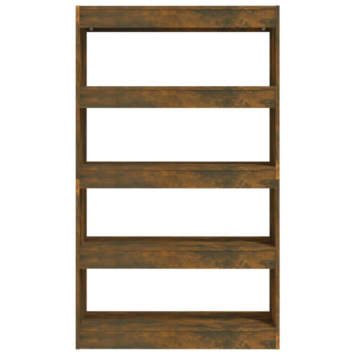 VIDAXL Bibliotheque/Separateur de piece Chene fume Bois d'ingenierie