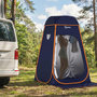 Voir la diapositive 2 : OUTSUNNY Tente de douche camping pop up toit amovible polyester bleu foncé