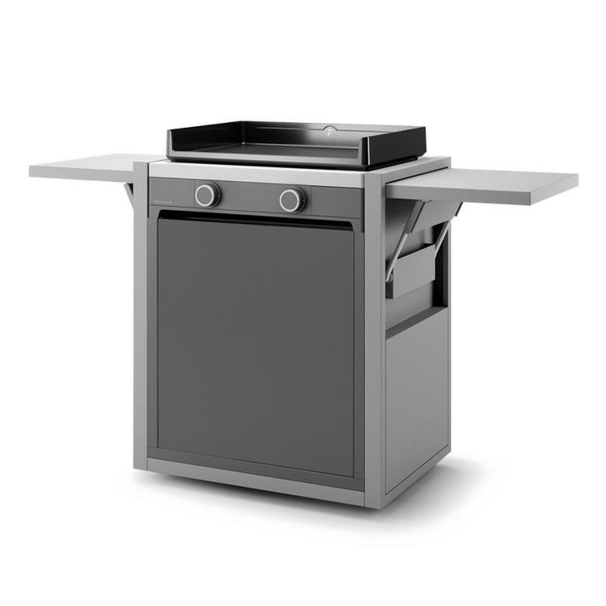 FORGE ADOUR Chariot pour plancha gris - chmaf60
