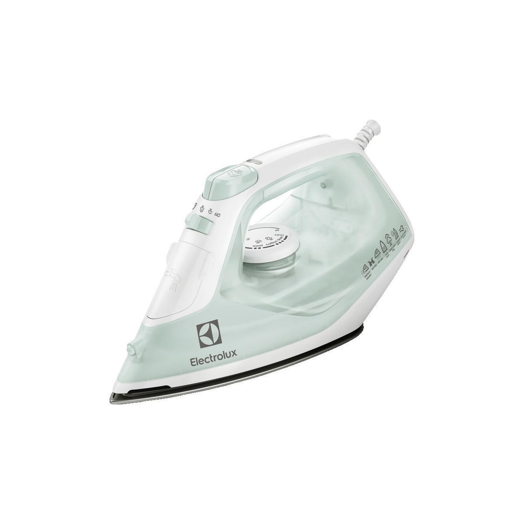 Voir la diapositive 3 : ELECTROLUX Electrolux ferro a vapore edb1740lg ambra fer à repasser à sec ou à vapeur semelle glissium 2400 w vert, blanc