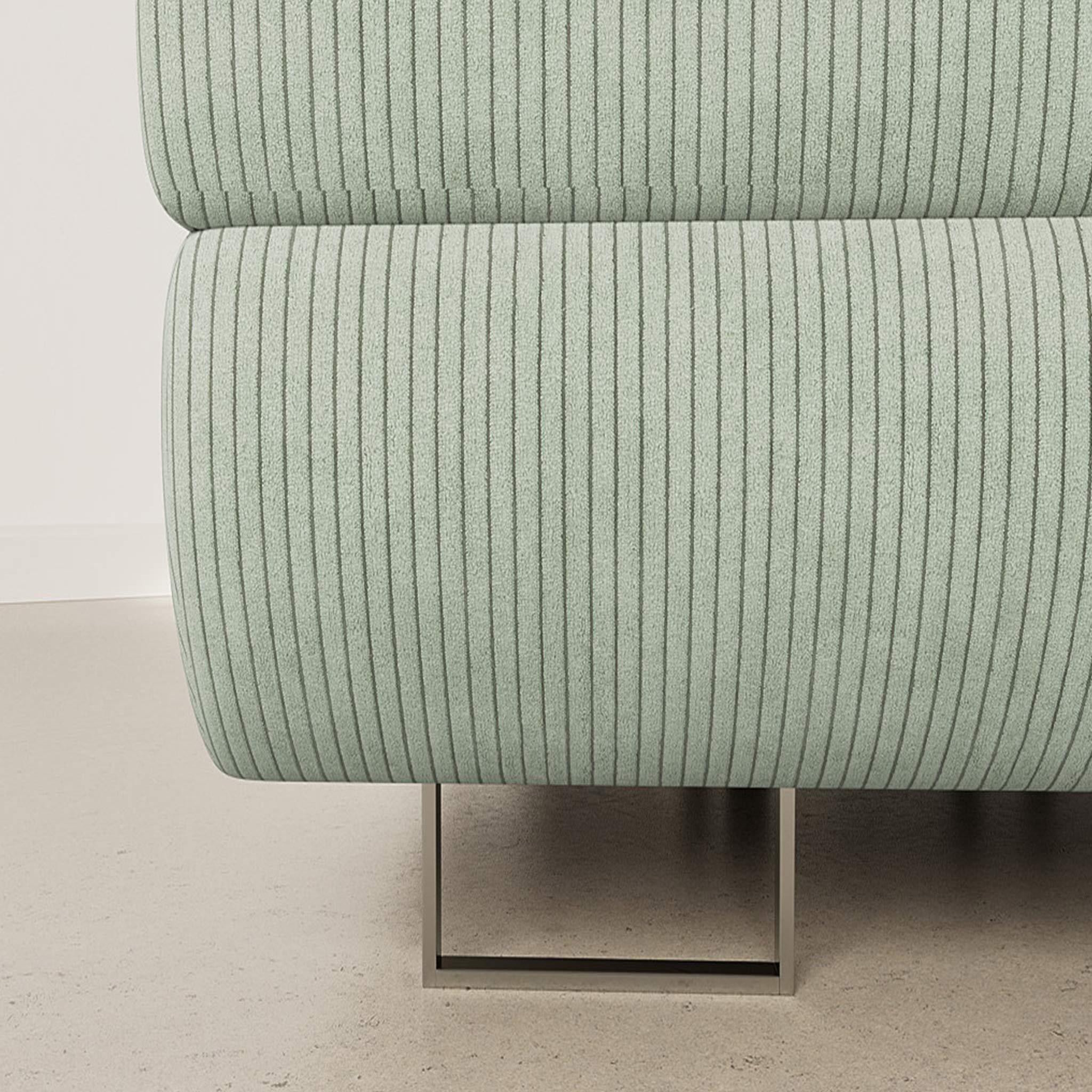 Voir la diapositive 4 : BEST MOBILIER Pablo - canapé d'angle gauche - 6 places - convertible avec coffre et têtières réglables - en velours côtelé