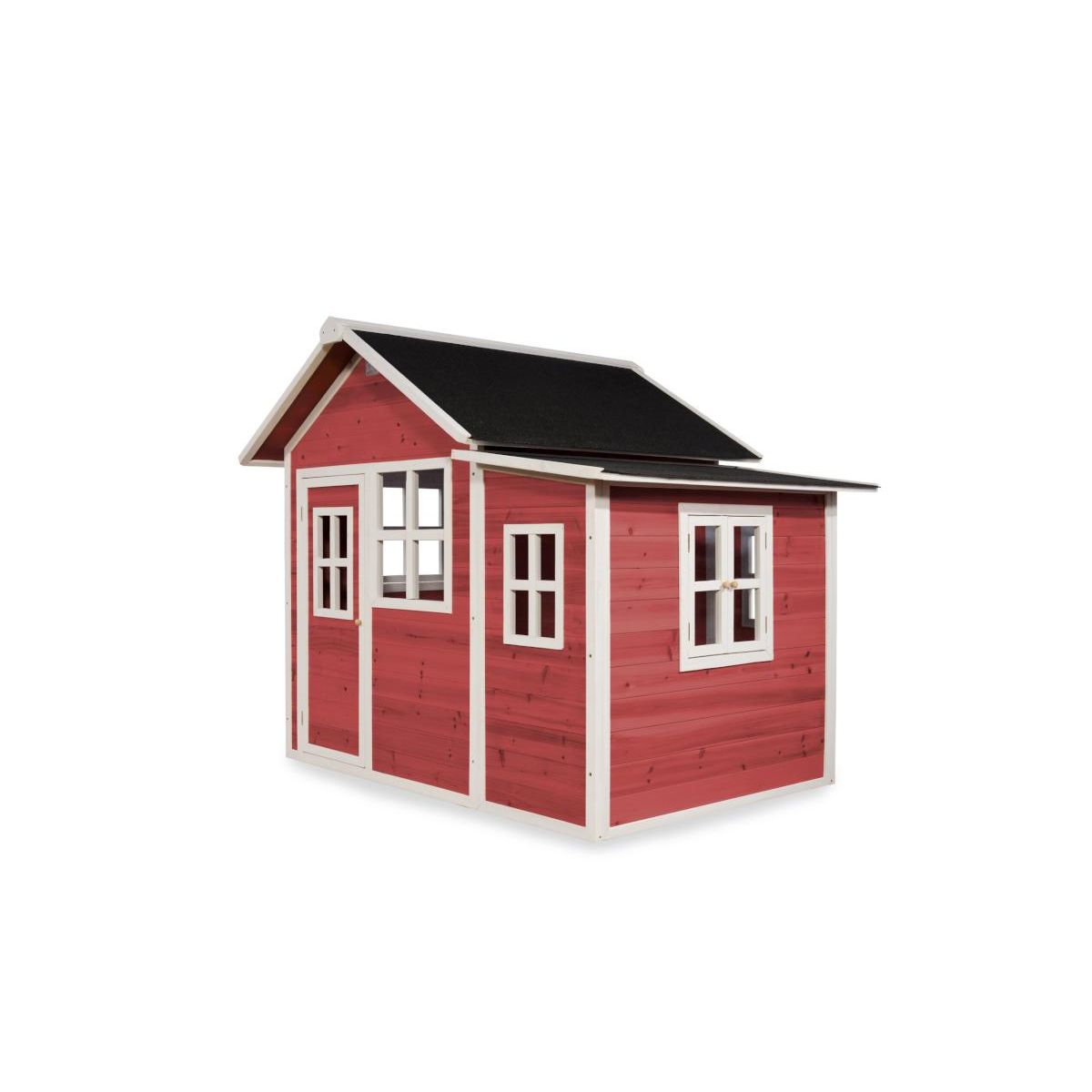 EXIT TOYS Maisonnette en bois pour enfants Loft 150 Rouge - Exit Toys