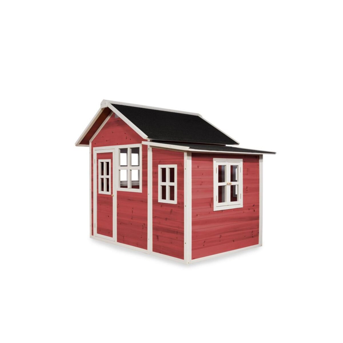 EXIT TOYS Maisonnette en bois pour enfants Loft 150 Rouge - Exit Toys